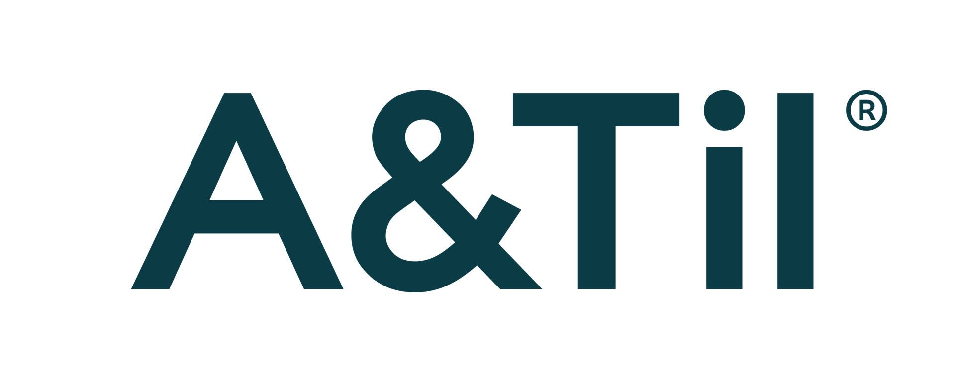 På billedet ses A&Tils nye logo i en mørk grøn farve